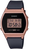 Casio, унисекс-взрослые, цифровые часы LW-204-1AEF, чёрно-белые, 39 мм, полоска 1000007487