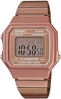 Часы Casio Retro Digital Square (розовое золото), розовое золото, цифровые 1000007501