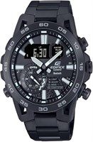 Мужские часы Casio Edifice - ECB-40BK-1ADF с чёрным циферблатом 1000007607