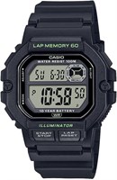 Серия Casio WS1300H | Цифровые часы | Водонепроницаемость до 100 метров | Светодиодная подсветка | Секундомер с точностью измерения 1/100 секунды | График приливов и отливов | Таймер Coundtown | Светодиодная подсветка | Многофункциональные будильники | Ак 1000007637