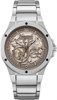 Мужские автоматические часы Kenneth Cole New York 42x50,5 мм с серым циферблатом и браслетом из нержавеющей стали 1000007694