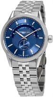 Мужские наручные часы Raymond Weil Freelancer с полумесяцем и круглым циферблатом, размер 42,5 мм, серебристо-синие 1000007792