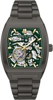 Мужские автоматические часы Kenneth Cole New York — скелетонированный циферблат, изогнутый корпус, современный стиль 1000007848