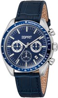 Модные мужские часы Esprit Porter, корпус 42 мм, темно-синий/синий 1000007850