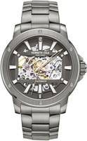 Мужские часы Kenneth Cole — роскошные мужские часы из нержавеющей стали с автоматическим подзаводом, водонепроницаемые, с частично арабскими цифрами, элегантный дизайн, аналоговые часы со скелетонированным циферблатом для мужчин. 1000007860