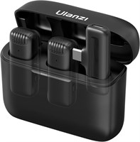 Беспроводной петличный микрофон ULANZI J12 для телефона с USB-C, микрофон Plug-Play 2-в-1 с чехлом для зарядки для телефона, записи видео, интервью с ютуберами и блогерами, дальность передачи 20 м, Bluetooth 1000007872