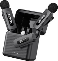 Беспроводной микрофон Boya BY-V30 для Android, беспроводной микрофон USB C, шумоподавление, совместимый со смартфонами Android/Type-C, ноутбуками для записи видео, подкастов на YouTube, видеоблогов на Facebook 1000007905