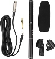 Микрофон Cryfokt для камеры, профессиональный видеомикрофон CVM-VM10II, микрофон XLR с разъемом 3,5 мм и конверсионной головкой 6,5 мм, для цифровых зеркальных камер, видеокамер, усилителей, микшеров 1000007909