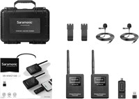 Saramonic SR-WM2100X U2 2,4 ГГц с двумя беспроводными петличными микрофонами и разъемами USB-C и USB-A для трансляций на ТВ 1000007951