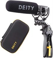 Комплект Deity V-Mic D3 Pro с 3,5-мм TS/TRS/TRRS суперкардиоидным направленным микрофоном-пушкой и креплением Rycote Shockmount для цифровых зеркальных фотокамер, видеокамер, смартфонов, планшетов, портативных диктофонов, ноутбуков и поясных передатчиков. 1000007967