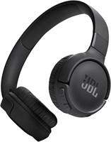 Беспроводные накладные наушники JBL Tune 520BT, звук Pure Bass, аккумулятор на 57 часов с функцией быстрой зарядки, функция громкой связи + голосовое управление, многоточечное подключение, лёгкие и складные — чёрный, JBLT520BTBLKEU 1000007980