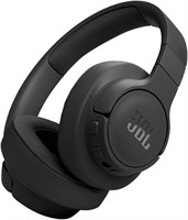 Беспроводные полноразмерные наушники JBL Tune 770NC с адаптивным шумоподавлением, звуком Pure Bass, Smart Ambient, Bluetooth 5.3, Le Audio, VoiceAware, аккумулятором на 70 часов, функцией Multi-Point Connect — чёрный, JBLT770NCBLK 1000007994