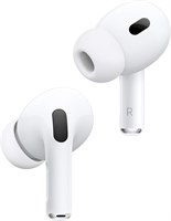 Беспроводные наушники Apple AirPods Pro 2, Bluetooth-наушники, активное шумоподавление, функция слухового аппарата, прозрачность, персонализированное пространственное звучание, высококачественный звук, чип H2, зарядка через USB-C 1000008006