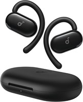 Открытые наушники Soundcore V20i от Anker, регулируемые заушные дужки, ультракомфорт, плотное прилегание, глубокие басы, чистый звук, IP55, светодиодная подсветка, 36 часов воспроизведения, Bluetooth 5.4, многоточечное подключение 1000008020