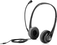 HP T1A66AA Stereo 3.5mm Headset, schwarz 1000008022