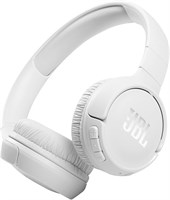 JBL Tune 510BT: беспроводные накладные наушники с чистым басом — белые, средние 1000008042