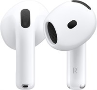 Беспроводные наушники Apple AirPods 4, Bluetooth-наушники с активным шумоподавлением, адаптивным звуком, режимом прозрачности, персонализированным пространственным звуком, зарядным чехлом USB-C, беспроводной зарядкой, чипом H2 1000008044
