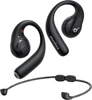 Открытые наушники Soundcore от Anker AeroFit Pro: ультракомфорт, надежная посадка, эргономичный дизайн, насыщенный звук с LDAC, Bluetooth 5.3, водонепроницаемость IPX5, 46 часов воспроизведения 1000008054
