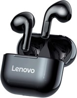 Наушники-вкладыши Lenovo LivePods LP40 TWS, полностью беспроводные, Bluetooth 5.0, сенсорное управление, громкая связь, стереозвук, шумоподавление, конструкция с двумя наушниками, черные 1000008056