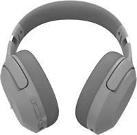 Наушники Faster S6 с открытыми ухом, беспроводные, Bluetooth-наушники 5.3, с глубокими басами и активным шумоподавлением, складные, для игр на телефоне и ПК, 30 часов воспроизведения, игровая гарнитура с 3,5-мм Aux-разъемом (серая) 1000008060