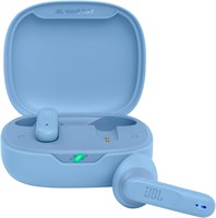 Беспроводные наушники JBL Wave Flex True Wireless, глубокий базовый звук, удобная посадка, аккумулятор на 32 часа, Smart Ambient + Talkthru, функция громкой связи, VoiceAware, защита от воды и пыли — синий, JBLWFLEXBLU 1000008107