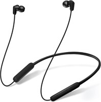 Беспроводные Bluetooth-наушники TONEMAC N18 с шейным ободом, Bluetooth 5.2, микрофон, ультралёгкие, комфортные, водонепроницаемые по стандарту IPX7, глубокие басы, мощное звучание, 20 часов воспроизведения, магнитные наушники, чёрные 1000008120