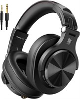 Наушники OneOdio A70 Bluetooth, беспроводные, с временем работы 72 часа, высоким разрешением, проводным аудиоразъемом 3,5 мм/6,35 мм для студийного мониторинга и микширования, усилителя для диджея, гитарного усилителя, компьютера, ноутбука, планшета — чер 1000008135