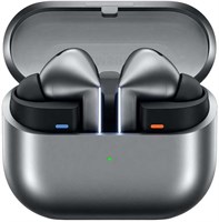 Беспроводные Bluetooth-наушники Samsung Galaxy Buds3 Pro с активным шумоподавлением (ANC), адаптивным шумоподавлением, объемным аудио 360°, внутриканальные наушники с Hi-Fi-звуком, серебристые, с прозрачным чехлом Anymode 1000008146
