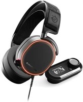 Проводная игровая гарнитура SteelSeries Arctis Pro + GameDAC — сертифицированный звук высокого разрешения — отдельный ЦАП и усилитель — для PS5/PS4 и ПК — черный цвет 1000005267