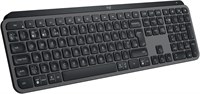 Беспроводная клавиатура Logitech MX Keys S, низкопрофильная, плавный и точный тихий ввод текста, программируемые клавиши, подсветка, Bluetooth, зарядка через USB-C, для ПК с Windows, Linux, Chrome, Mac — графитовая раскладка INT 1000008171