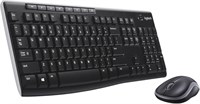 Беспроводной комплект клавиатуры и мыши Logitech MK270 — клавиатура и мышь в комплекте, длительное время работы от батареи 1000008190