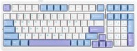 Беспроводная механическая клавиатура EPOMAKER x AULA F99, игровая клавиатура с возможностью горячей замены прокладок и пятислойной подкладкой, Bluetooth/2,4 ГГц/USB-C, аккумулятор 8000 мА·ч (белый, светло-голубой, Graywood V3) 1000008193