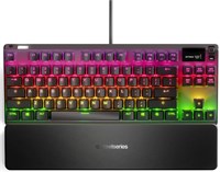 Механическая игровая клавиатура SteelSeries Apex 7 TKL, OLED-дисплей, красные переключатели, американская раскладка QWERTY 1000008212