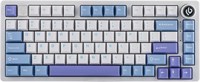 Проводная механическая клавиатура EPOMAKER x LEOBOG Hi75 из алюминиевого сплава, программируемая игровая клавиатура с креплением на прокладку и ручкой переключения режимов, с возможностью горячей замены, NKRO, RGB (переключатель «Белый-фиолетовый», «Ледян 1000008231
