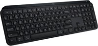 Беспроводная полноразмерная клавиатура Logitech MX Keys S Advanced с ножничным механизмом и подсветкой клавиш — черная 1000008232