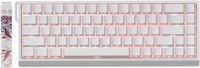 Проводная механическая игровая клавиатура Hyekit MADLIONS MAD 68 HE RGB PRO 60% с магнитными переключателями, регулируемой силой нажатия, режимом быстрого срабатывания, RGB-подсветкой 16 миллионов цветов, для ПК/Mac, белая 1000008239