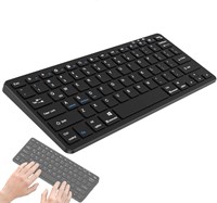 Бесшумная клавиатура Azonee Bluetooth для iPad. Совместимость с iPad 10,2''/9,7'', iPad Pro 11''/ipad Pro 12,9''. Беспроводная клавиатура Bluetooth для Windows, iOS и Android. 1000008256