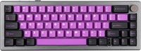 Проводная механическая игровая клавиатура EPOMAKER EK68 65% Gasket NKRO с возможностью горячей замены, 2,4 ГГц/Bluetooth 5.0/USB-C, с ручкой, светодиодной подсветкой на южной стороне, аккумулятором 3000 мА·ч, RGB-подсветкой для Windows/Mac (Gateron Pro Ye 1000008264