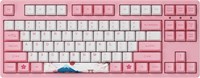 Проводная механическая игровая клавиатура Akko Tokyo 3087, 87 клавиш, 100% защита от фантомных нажатий, колпачки клавиш из ПБТ-полимера, профиль OEM, кремово-желтые линейные переключатели, программируемые макросы. Проводная TKL-клавиатура для ПК/ноутбука. 1000008273