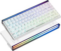 Проводная клавиатура EPOMAKER Aula Hero84 HE с эффектом Холла и RGB-подсветкой, регулируемым ходом клавиш 0,01 мм, частотой опроса 8 кГц, задержкой 0,125 мс, клавишами Snap, SOCD, магнитной игровой клавиатурой (белая топографическая) 1000008275