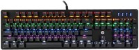 Проводная полноразмерная механическая игровая клавиатура HP GK100 RGM с подсветкой, 4 светодиодными индикаторами, механическими переключателями, колпачками клавиш с двойным литьем под давлением и блокировкой клавиши Window, гарантия 3 года (1D763AA) 1000008293