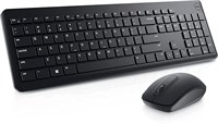 Беспроводная клавиатура и мышь Dell KM3322W (арабский/английский), черная, 45 см, KM3322W-WirelessKM 1000008322