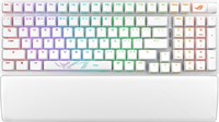 Беспроводная игровая клавиатура ASUS ROG Strix Scope II 96, трёхрежимное подключение, демпфирующая пена и накладки на переключатели, переключатели ROG NX Snow с предустановленной смазкой и возможностью горячей замены, колпачки клавиш из АБС-пластика с УФ- 1000008332