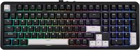 Беспроводная механическая клавиатура EPOMAKER TH99, бесшумная игровая клавиатура, 8000 мА·ч, кремовое уплотнение, RGB-подсветка, цифровой блок, колпачки клавиш из ПБТ, смазанные бесшумные переключатели, горячая замена, для геймеров/офисов (черная) 1000008333