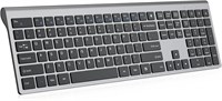 Беспроводная клавиатура cimetech с возможностью подзарядки для Mac/MacBook, полноразмерная тонкая клавиатура USB 2.4G для Windows, ПК, ноутбука 1000008349
