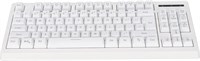 Беспроводная механическая игровая клавиатура Bewinner RGB, 87 клавиш со светодиодной подсветкой, аккумулятором, USB-приемником 2,4 ГГц, эргономичная компактная клавиатура для ПК-геймеров (белая) 1000008391