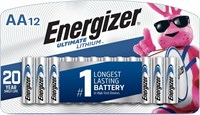 Батарейки Energizer AA, Ultimate Double A, литиевые, 12 штук 1000008406