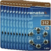 Батарейки для слуховых аппаратов Renata, размер 312 — упаковка из 60 штук 1000008417