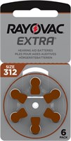 Батарейки для слуховых аппаратов RAYOVAC Extra Advanced с технологией Active Core 312, 60 штук 1000008421