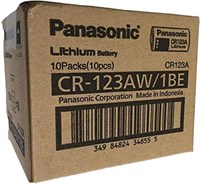 Литиевые батарейки Panasonic Photo Power 3 В (10 шт. в коробке, CR123A) 1000008422